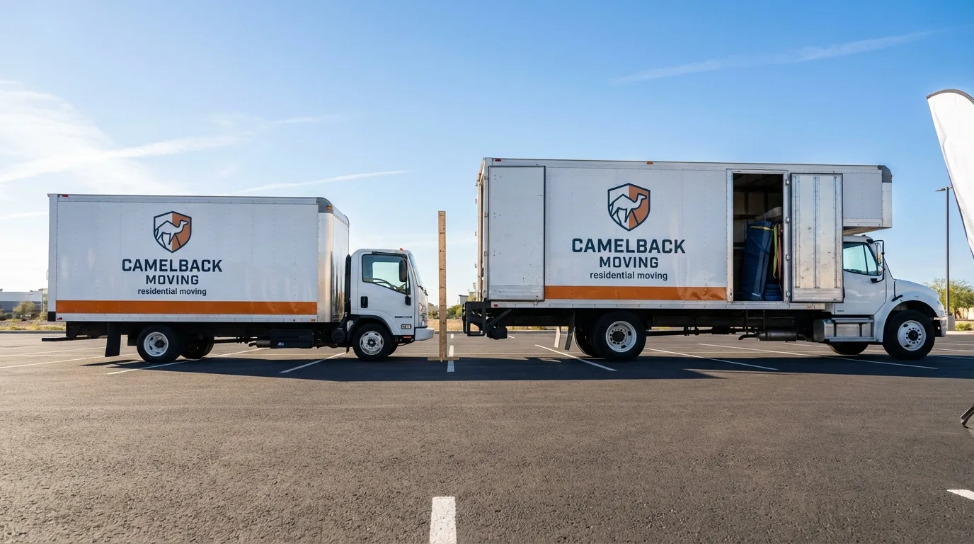 Moving truck size capacity guide in Chevy Chase
